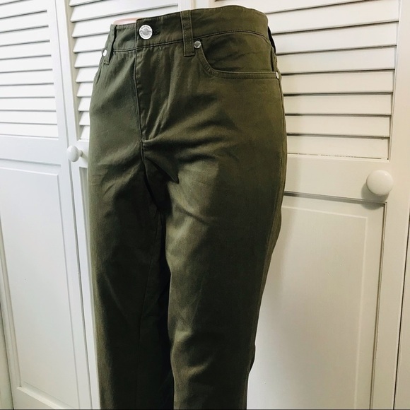 BROOKS BROTHERS Green Natalie Fit Pant Size 12P - Picture 4 of 11